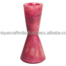 แจกันดอกไม้เรซินพื้นผิวด้านทำด้วยมือระดับพรีเมียมชิ้นส่วนตกแต่งที่ทันสมัยและหรูหราสำหรับบ้านสำนักงานและการตกแต่งภายในที่หรูหรา - Product Image 2