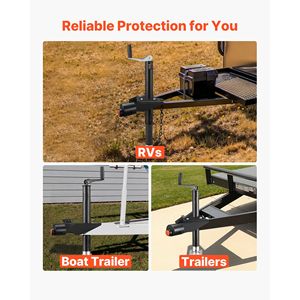 Lucchetto per Gancio di Traino per Camper Resistente, Adatto per Accoppiatori Airstream da 2-5/16 Pollici, 3 Chiavi, Catena di Sicurezza Antiruggine, 5 Anni di Garanzia - Product Image 4