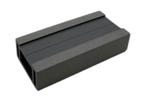 WPC dış küpeşte ahşap plastik kompozit küpeşte sentetik ahşap küpeşte - Product Image 3