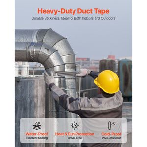 Paquete de 5 Cintas Adhesivas de Alta Resistencia de 2 x 30 Yardas, Resistentes al Agua y a la Temperatura, Sin Residuos, Adhesivo Fuerte, Resistentes al Desgarro, Alta Calidad - Product Image 2