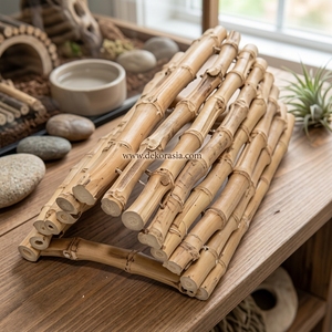 Natural Bamboo Liana Wood Multi Step Bird Perch <b>Ladder</b> Cage Mount Standing Platform <b>Small</b> Medium Birds Wholesale Dekor Asia - Product Image 5