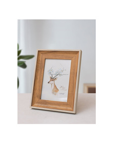 Cadre photo en bois, accessoire décoratif parfait, rehaussant les espaces muraux avec une bordure en bois artisanale magnifiquement conçue. - Product Image 2
