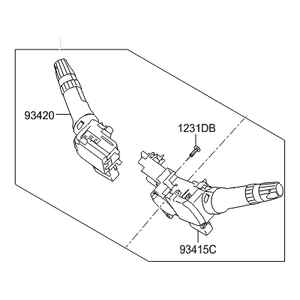 Nouveaux interrupteurs et commandes Accent 934001R060 - Product Image 1