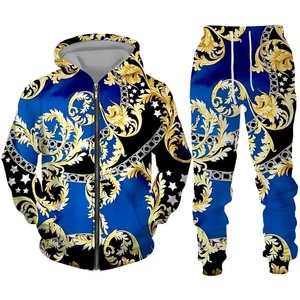 Ensemble de survêtement respirant en polyester à logo personnalisé, sérigraphié, poids moyen, pour hommes, sportswear, jogging, fitness, vente en gros - Product Image 5