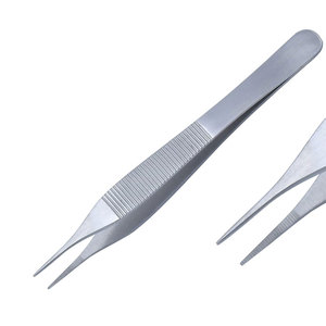 Pinzas Adson Quirúrgicas de Acero Inoxidable para Uso Clínico y Hospitalario - Product Image 1
