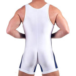 Trajes de Lucha Unisex de Poliéster/Algodón Transpirable a Precios Económicos para Adultos, Ropa Deportiva de Alta Calidad al Por Mayor, de Una Pieza - Product Image 3