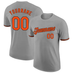 Camiseta de Béisbol Personalizada con Logotipo, Camiseta Deportiva para Equipo, Fabricación OEM, Proveedor de Camisetas para Hombre, Ropa Urbana - Product Image 1