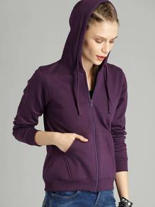 Sweat-shirt à capuche zippé personnalisé pour femme, manches longues, style streetwear décontracté, en polaire pour l'hiver, idéal pour l'entraînement et la détente - Product Image 2