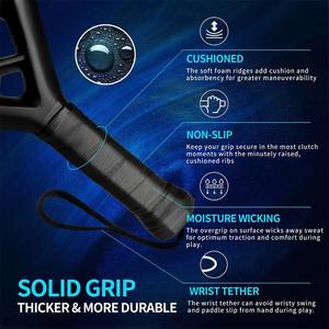 Nouvelle arrivée, meilleur prix, qualité durable, toutes tailles disponibles, raquette de paddle personnalisable en fibre de carbone légère et antidérapante - Product Image 3