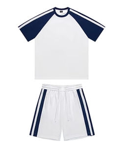 Conjunto de Dos Piezas de Color Liso Personalizado, Chándal Deportivo Unisex para Hombre y Mujer, Pantalones Cortos de Verano, Traje Deportivo - Product Image 2