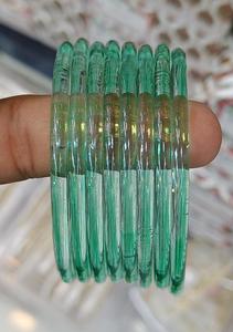 Handmade <b>Rainbow</b> Glass Bangles Colourful Multi Colour Striped Glass <b>Bracelets</b> Traditional Indian Glass Jewelry for Women Bulk - Product Image 3
