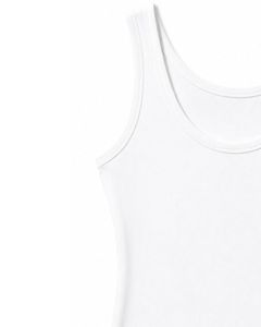 Manufacturer Custom <b>White</b> Tank Top With Black Shorts Women Summer Casual Two <b>Piece</b> <b>Set</b> Sleeveless Lounge Wear Outfit <b>Set</b> Soft - Product Image 3