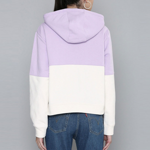 เสื้อฮู้ดครอปท็อปสีพื้นสำหรับผู้หญิง แฟชั่นลำลอง ปักโลโก้ได้ตามต้องการ เสื้อฮู้ดแขนยาวครอปสำหรับผู้หญิง - Product Image 2
