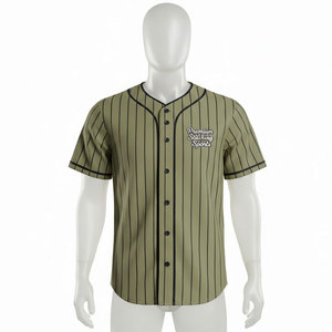 Wholesale 100% Polyester Baseball Jersey Softball Shirt Custom Sublimation Print Breathable High Quality Baseball Uniform - Product Image 1