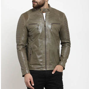 Wholesale Price Hot Selling Winter 2026 New Style High Quality Breathable Leather Jackets for Men OEM Service Customized Front - Product Image 1
