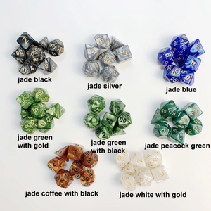 Resin <b>Cube</b> Dice Custom Polyhedral Acrylic and Resin Crafts Dice for Board Games-Colorful Design - Product Image 5