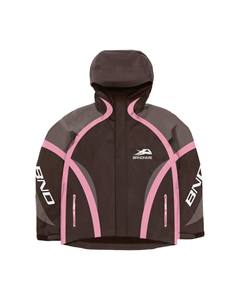 BRANDNAME Unisex Tracksuit Set Full <b>Zip</b> Hooded Sporty Color Blocking Polyester Quick Dry Autumn Adult Regular Fit - Product Image 5