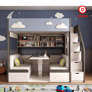เตียงสองชั้นอัจฉริยะอเนกประสงค์สำหรับเด็ก โอฮาฮ่า - GTTM042 - Product Image 2