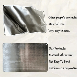 CIFbuy Segnale Stradale in Metallo Resistente alle Intemperie 8x12 Pollici, Etichetta di Avvertimento 'Attenti ai Moccasini d'Acqua' per Servizio Ritiro TikTok per Temu - Product Image 4