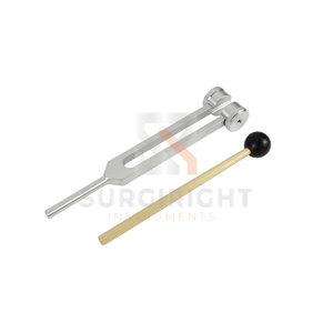 Ensemble de diapasons médicaux de qualité supérieure, 3 pièces, 128 Hz, en alliage, avec marteau en caoutchouc et porte-aiguille, personnalisé par Blush Surgical - Product Image 4