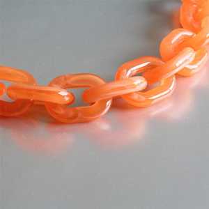 Colors and Bulk Manufacturing for Home Decor Buyers Artistic <b>Hand</b> Painted Resin Chain Links Made from Durable Acrylic Resin Mat - Product Image 1