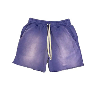 Shorts pour femmes respirants et délavés à l'acide, les plus vendus, avec logo et taille personnalisables, style streetwear, OEM, séchage rapide - Product Image 3