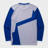 Jersey Motocross Berkualitas Tinggi, Bernapas, Transfer Panas Penuh, Logo Custom, Kaos Balap Jalan Raya, Ringan, % Poliester, Dewasa
