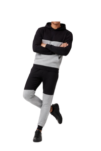 Fabricants de vêtements en gros, ensembles de survêtements personnalisés unisexes en molleton lourd en coton pour hommes - Product Image 5