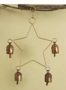 Campanas de Viento de Metal con Diseño de Loto, Campanas Colgantes Decorativas para Montar en la Pared, para Hogar, Balcón, Jardín, Artesanía en Metal - Product Image 3