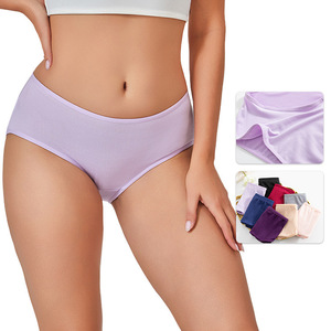 กางเกงในสตรีแบบแพ็คหลายตัว ผ้าเนื้อนุ่ม ไร้ตะเข็บ แบบฮิปสเตอร์ - Product Image 6