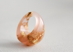 Handcrafted <b>Resin</b> <b>Ring</b> Handmade Fashion Jewelry for Women Lightweight Unique Statement <b>Ring</b> for Party Wedding and Daily Wear - Product Image 4