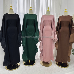 Abaya de luxe EID, nouvelle collection, style papillon, Dubai Kaftan, robe musulmane pour femmes, vêtements islamiques, grande taille, robes pour femmes, abaya modeste - Product Image 3