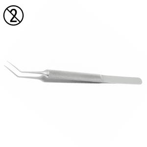 Pinza de Capsulorrhexis Utrata NAZIR, de Acero Inoxidable, Desechable, de Un Solo Uso, Instrumento Quirúrgico Oftálmico Microquirúrgico - Product Image 1