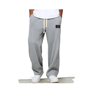 <b>Men's</b> <b>Winter</b> Sports Casual <b>Trousers</b> Trendy Brand Mid Waist Fleece Quick Dry Loose Hanging Straight Leg Wide Leg Sweatpants - Product Image 5