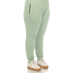 Conjunto Deportivo Unisex de Otoño Invierno, Talla Grande, Estampado Sólido, Forro Polar 100% Algodón, Cortavientos, Transpirable, Manga Larga, Cierre de Cremallera, Dos Piezas - Product Image 6