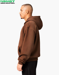Veste de survêtement à capuche zippée intégrale pour homme, coupe décontractée, en mélange de coton doux, idéale pour la détente - Product Image 2