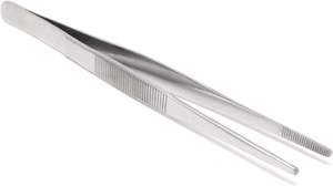 Curved Tip Precision Plus Chef Plating <b>Tongs</b> Stainless Steel <b>Kitchen</b> Tweezers for Fine Food Presentation - Product Image 4