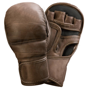 Gants de boxe Muay Thai en cuir PU, OEM, professionnels, réglables, protection UV, personnalisés, imperméables, respirants - Product Image 1