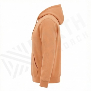 Sudadera con Capucha para Hombre, 100% Algodón, Estilo Casual, Holgada, para Entrenamiento, con Bolsillos Estampados, Forro Polar Cálido para Invierno - Product Image 3