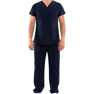 Men's Comfortable Medical <b>Scrub</b> Suits Printed Nurse Uniforms with Stretch Fabric for Hospital Workwear Nurse <b>Scrub</b> Suit - Product Image 1