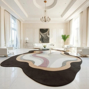 Alfombra Decorativa de Lujo, Hecha a Mano, de Lana, Diseño Abstracto, Alfombra Natural para Interiores, Decoración del Hogar, Mejor Precio, Alfombra Moderna con Patrón Abstracto - Product Image 1
