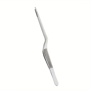 Pince chirurgicale premium pour l'élimination du cérumen, 14 cm/5,51 pouces, à pointe courbée pour une hygiène sécurisée du conduit auditif - Product Image 2