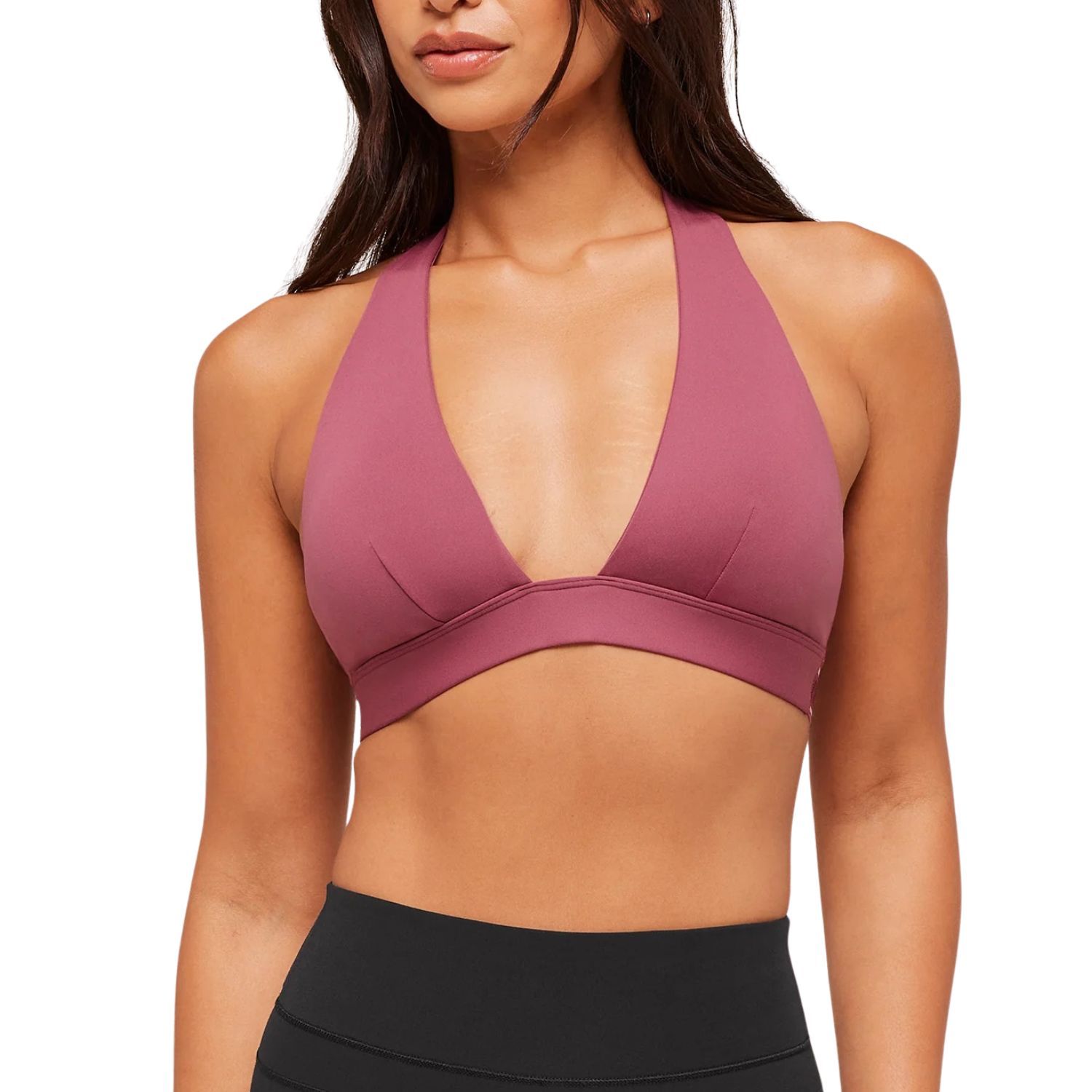 Women’s Quick-Dry Sports Bra Tank Top – Breathable Racerback, Cross Hem, Shockproof Support for Running, Yoga & Fitness