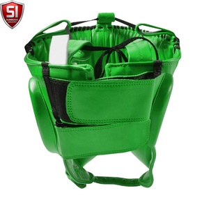 Premium Genuine Leather Boxing <b>Head</b> Guard Protective Sparring Headgear <b>Training</b> Competition Customized High Quality SUMROOS Air - Product Image 5