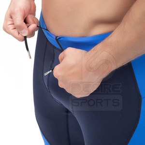 Leggings pour hommes de couleur unie, longueur intégrale, compression, taille élastique, couleurs et logo personnalisés, vêtements de fitness de haute qualité - Product Image 6