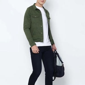 High Quality <b>Denim</b> Jean Jacket for Men Casual Active Wear New Arrival Comfortable Men <b>Denim</b> Button up <b>Coat</b> Oversize Men Jackets - Product Image 2