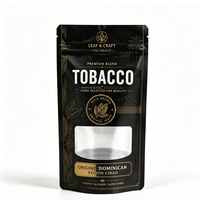 Sacs à cigares personnalisés imprimés, emballages refermables à fermeture éclair, pochettes de voyage pour cigares, emballages en plastique pour tabac