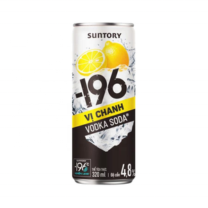 196 Vodka Soda Lemon Flavor 320ml Ready to Export Wholesale Alcoholic Beverage from Vietnam