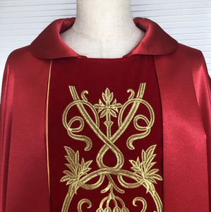 Casulla de Pastor con Estampado por Sublimación, Túnica, Sotana, Accesorio de Vestimenta Católica de Calidad para Sacerdote, Venta de Sotanas para Padre - Product Image 6