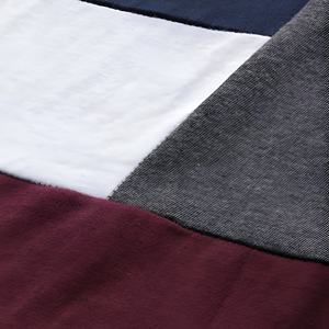 Camiseta de algodón con bloques de color para hombre, informal, de manga corta, estilo veraniego, transpirable, cómoda, estilo urbano, moderna. - Product Image 6